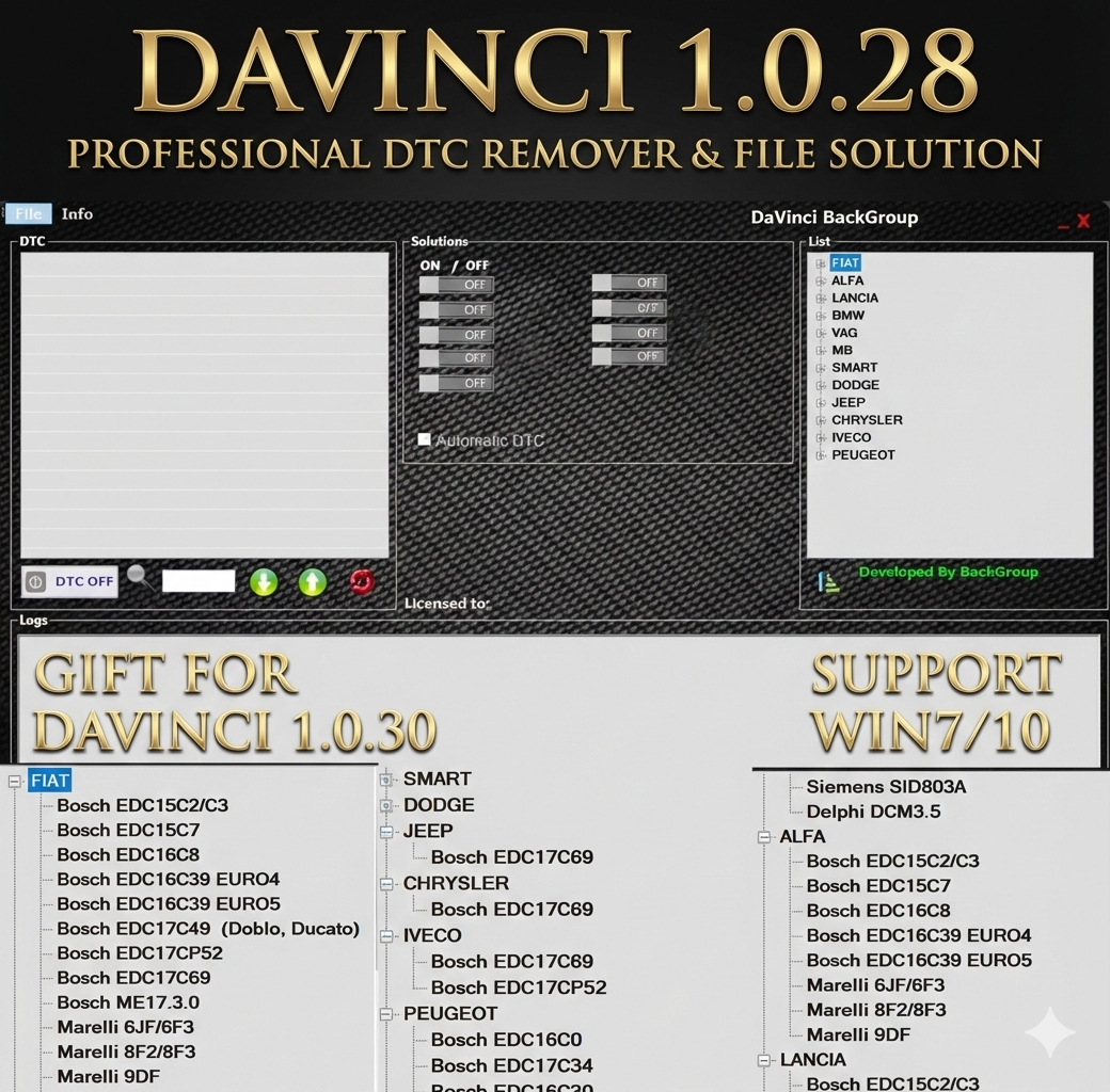 DaVinci v1.0.28 ECU Calibration